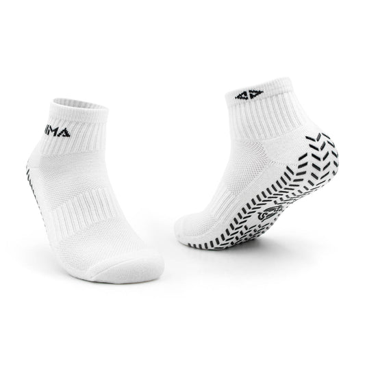 AIIMA training grip socks white, sideview